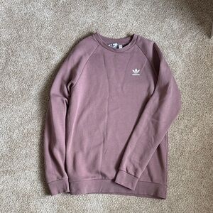 Adidas Women’s Dusty Plum Crewneck Sweatshirt. Longer length.